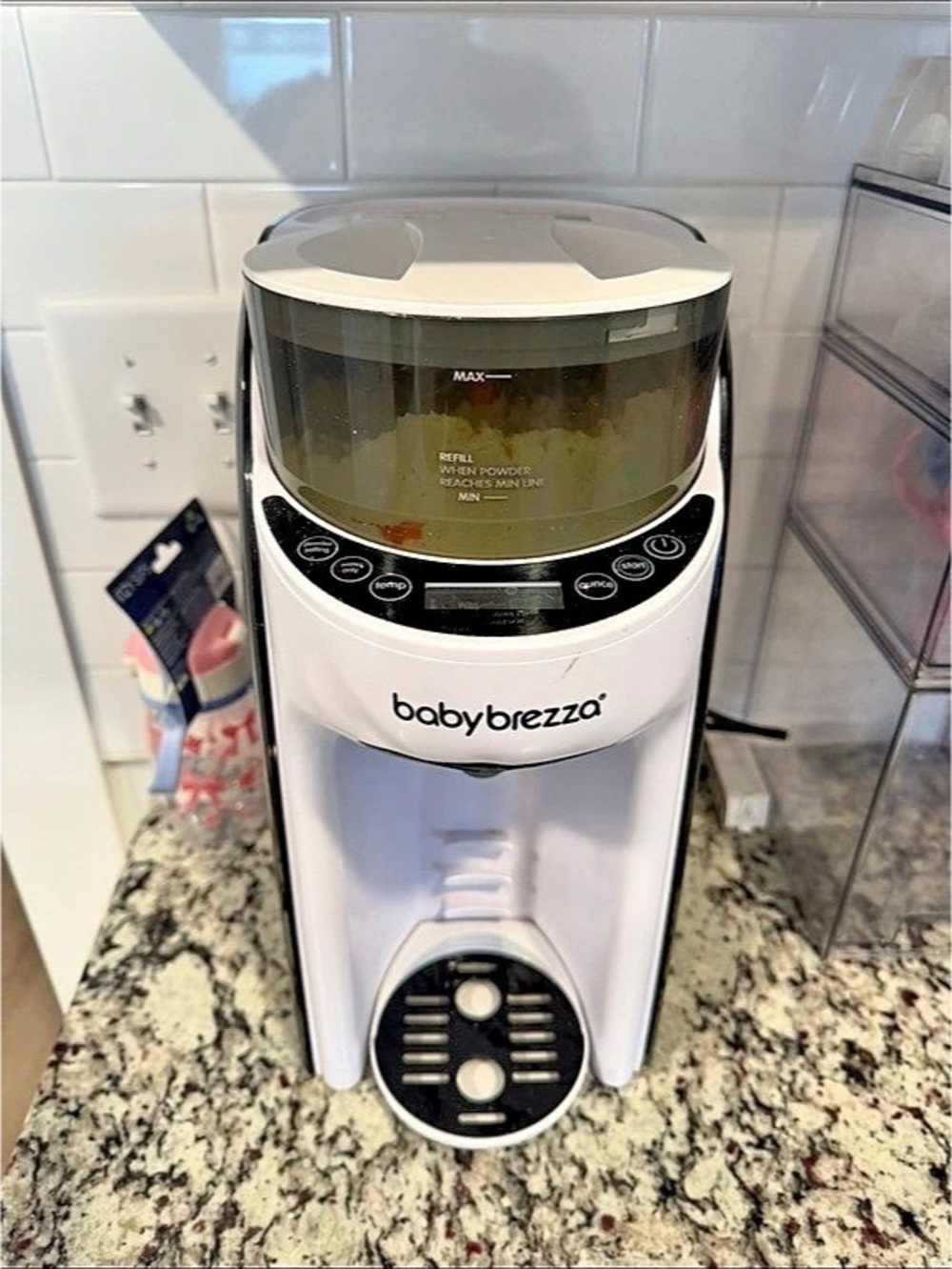 Baby Brezza Formula Pro Advanced Formula Dispenser White & Black